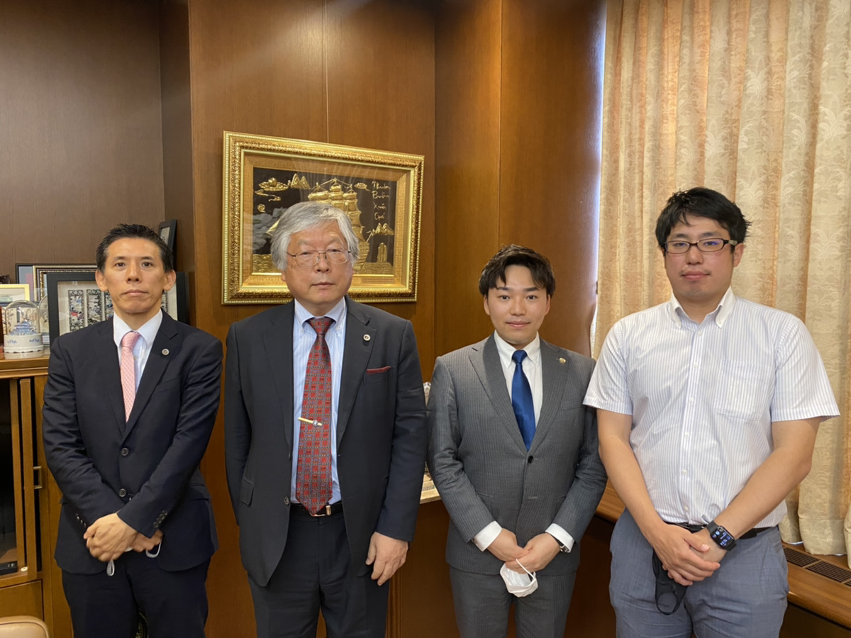 日本弁護士連合会会長　表敬訪問のご報告の画像